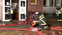 Feuer, Bargteheide, Brandstiftung, Notunterkunft, Stadt, städtisch, Tür, Treppenhaus, verraucht, Evakuierung, SEG, LNA