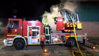 Breitenfelde, Feuer, Scheune, Scheunenbrand, Kreis Lauenburg