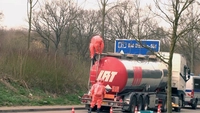 BAB 21, Schwefelsäure, Tanklastzug, Gefahrgut, Feuerwehr, Vollsperrung