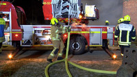 Breitenfelde, Feuer, Scheune, Scheunenbrand, Kreis Lauenburg