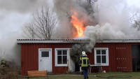 Rondeshagen, Feuer, Behinderteneinrichtung, Schuppen, Werkstatt