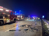 B404, Unfall, eingeklemmte Person, Feuerwehr, Kuddewörde, Kasseeburg, Alkohol