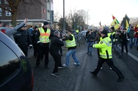 Lübeck, Demonstration, Türkei, Türken, Kurden, Regimegegner, Prügelei