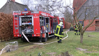 Rondeshagen, Feuer, Behinderteneinrichtung, Schuppen, Werkstatt