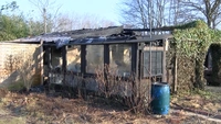 Brandstiftung, Lübeck, Feuer, Gartenlaube, Feuerteufel, Alarm