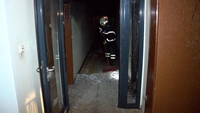 Feuer, Bargteheide, Brandstiftung, Notunterkunft, Stadt, städtisch, Tür, Treppenhaus, verraucht, Evakuierung, SEG, LNA