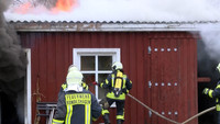 Rondeshagen, Feuer, Behinderteneinrichtung, Schuppen, Werkstatt