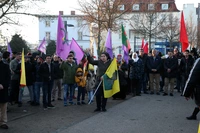 Lübeck, Demonstration, Türkei, Türken, Kurden, Regimegegner, Prügelei