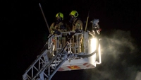 Breitenfelde, Feuer, Scheune, Scheunenbrand, Kreis Lauenburg