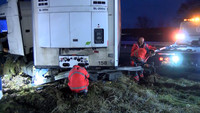 Unfall, LKW, Lübeck, Diesel, Tank, Leck, Sperrung, Feuerwehr, A1, Moisling, Abfahrt