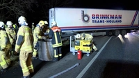 Unfall, LKW, Lübeck, Diesel, Tank, Leck, Sperrung, Feuerwehr, A1, Moisling, Abfahrt