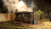 Brandstiftung, Lübeck, Feuer, Gartenlaube, Feuerteufel, Alarm