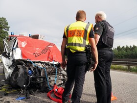 A24, Unfall, Toter, Schwerverletzte