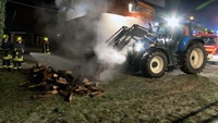 Breitenfelde, Feuer, Scheune, Scheunenbrand, Kreis Lauenburg