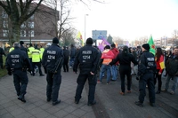 Lübeck, Demonstration, Türkei, Türken, Kurden, Regimegegner, Prügelei