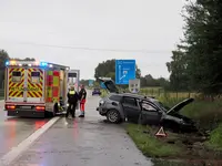 A24, Raststätte Gudow, Unfall, Crash, Familie verunfallt, Anhalt-Bitterfeld