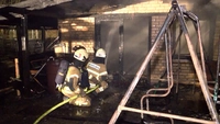 Brandstiftung, Lübeck, Feuer, Gartenlaube, Feuerteufel, Alarm