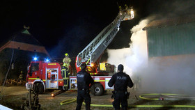 Breitenfelde, Feuer, Scheune, Scheunenbrand, Kreis Lauenburg