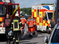 A1, BAB 1, Neustadt, Unfall, Lkw-Unfall, Crash, Lebensgefahr