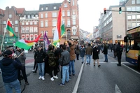 Lübeck, Demonstration, Türkei, Türken, Kurden, Regimegegner, Prügelei