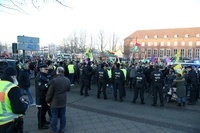 Lübeck, Demonstration, Türkei, Türken, Kurden, Regimegegner, Prügelei